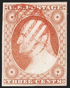 Sale 1179, Lot 2106, 1c-3c 1851-56 Issue (Scott 6-11A)