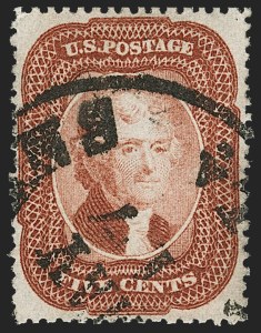 Sale Number 1179, Lot Number 2129, 1857-60 Issue (Scott 18-39) Sale Number 1179, Lot Number 2129, 1857-60 Issue (Scott 18-39)