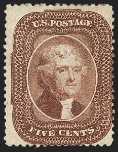 Sale 1179, Lot 2131, 1857-60 Issue (Scott 18-39)