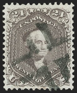 Sale 1179, Lot 2149, 1861-66 Issue (Scott 56-78), 24c Red Lilac (70) Sale 1179, Lot 2149, 1861-66 Issue (Scott 56-78)