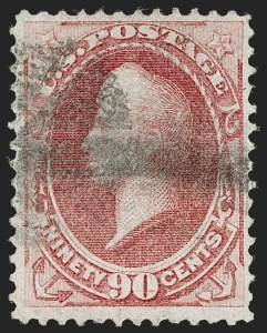 Sale 1179, Lot 2207, 1870-88 Bank Note Issues (Scott 134-218), 90c Carmine, H. Grill (144) Sale 1179, Lot 2207, 1870-88 Bank Note Issues (Scott 134-218)