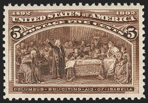 Sale Number 1179, Lot Number 2239, 1c-50c 1893 Columbian Issue (Scott 230-240) Sale Number 1179, Lot Number 2239, 1c-50c 1893 Columbian Issue (Scott 230-240)