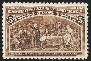 Sale Number 1179, Lot Number 2241, 1c-50c 1893 Columbian Issue (Scott 230-240) Sale Number 1179, Lot Number 2241, 1c-50c 1893 Columbian Issue (Scott 230-240)