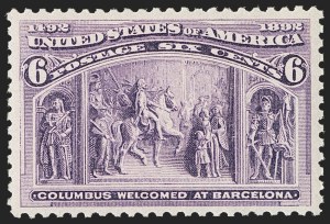 Sale Number 1179, Lot Number 2244, 1c-50c 1893 Columbian Issue (Scott 230-240) Sale Number 1179, Lot Number 2244, 1c-50c 1893 Columbian Issue (Scott 230-240)