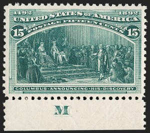 Sale Number 1179, Lot Number 2247, 1c-50c 1893 Columbian Issue (Scott 230-240) Sale Number 1179, Lot Number 2247, 1c-50c 1893 Columbian Issue (Scott 230-240)