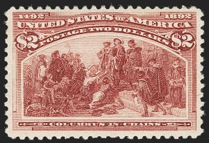 Sale 1179, Lot 2266, $1.00-$5.00 1893 Columbian Issue (Scott 241-245)