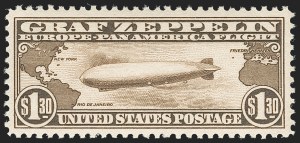 Sale Number 1179, Lot Number 2487, Air Post: Graf Zeppelin Issue (C13-C15) Sale Number 1179, Lot Number 2487, Air Post: Graf Zeppelin Issue (C13-C15)