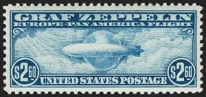 Sale 1179, Lot 2493, Air Post: Graf Zeppelin Issue (C13-C15)