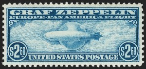 Sale Number 1179, Lot Number 2495, Air Post: Graf Zeppelin Issue (C13-C15) Sale Number 1179, Lot Number 2495, Air Post: Graf Zeppelin Issue (C13-C15)