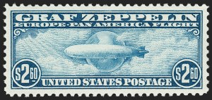 Sale 1179, Lot 2496, Air Post: Graf Zeppelin Issue (C13-C15)