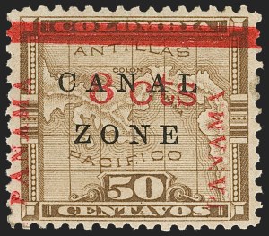 Sale 1179, Lot 2760, U.S. Possessions: Canal Zone
