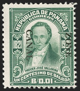 Sale 1179, Lot 2769, U.S. Possessions: Canal Zone