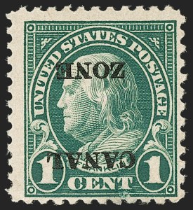 Sale 1179, Lot 2770, U.S. Possessions: Canal Zone