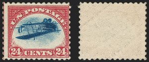 Sale 1185, Lot 92, Inverted Jenny Positions 15 and 6