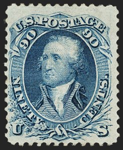 Sale 1187, Lot 169, 1867-68 Grilled Issue (Scott 79-101)