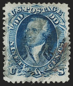 Sale 1187, Lot 171, 1867-68 Grilled Issue (Scott 79-101)