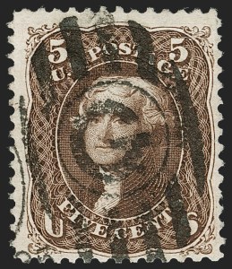 Sale 1187, Lot 177, 1867-68 Grilled Issue (Scott 79-101)