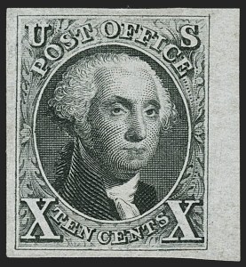 Sale 1187, Lot 21, 1875 Reproduction of 1847 Issue (Scott 3-4)
