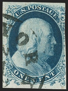 Sale 1187, Lot 26, 1851-56 Issue (Scott 5-17)