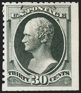 Sale 1187, Lot 279, 1875 Continental Bank Note Co. Hard Paper Special Printing (Scott 167-177)