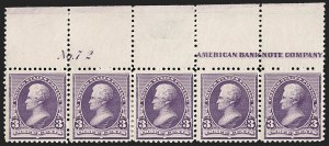 Sale 1187, Lot 342, 1890-93 Issue (Scott 219-229)