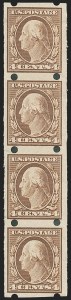 Sale 1187, Lot 474, Private Vending and Affixing Machine Perforations