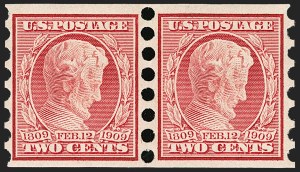 Sale 1187, Lot 485, Private Vending and Affixing Machine Perforations