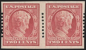 Sale 1187, Lot 499, Private Vending and Affixing Machine Perforations