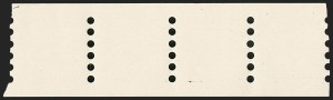 Sale 1187, Lot 502, Private Vending and Affixing Machine Perforations