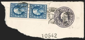 Sale 1187, Lot 505, Private Vending and Affixing Machine Perforations
