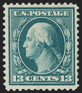 Sale 1187, Lot 535, 1909 Bluish Paper Issue (Scott 357-366)