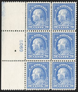 Sale 1187, Lot 576, 1912-14 Washington-Franklin Issue (Scott 405-423)