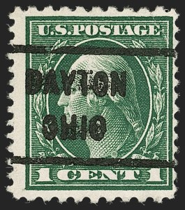 Sale 1187, Lot 580, 1912-14 Washington-Franklin Issue (Scott 405-423)