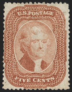 Sale 1187, Lot 79, 1857-60 Issue (Scott 18-39)