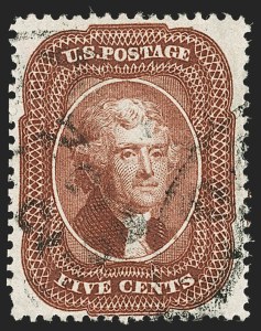 Sale 1187, Lot 81, 1857-60 Issue (Scott 18-39)