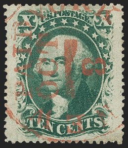 Sale Number 1187, Lot Number 89, 1857-60 Issue (Scott 18-39)