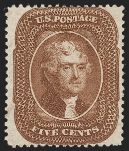 Sale 1192, Lot 124, 1857-60 Issue (Scott 18-39)