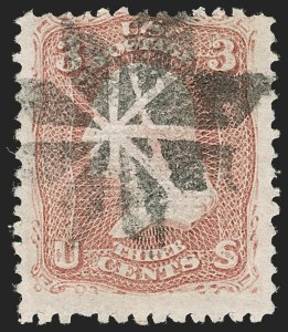 Sale 1192, Lot 182, 1867-68 Grilled Issue (Scott 79-101)