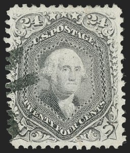 Sale 1192, Lot 192, 1867-68 Grilled Issue (Scott 79-101)