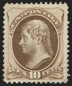 Sale 1192, Lot 260, 1873-75 Continental Bank Note Co. Issue (Scott 156-166, 171)