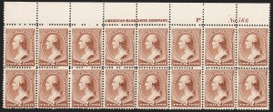 Sale 1192, Lot 277, 1879-88 American Bank Note Co. Issues (Scott 182-218)