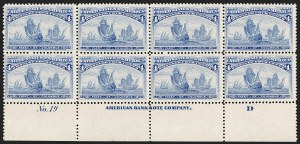 Sale 1192, Lot 297, 1893 Columbian Issue (Scott 230-245)