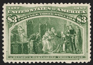 Sale Number 1192, Lot Number 312, 1893 Columbian Issue (Scott 230-245) Sale Number 1192, Lot Number 312, 1893 Columbian Issue (Scott 230-245)
