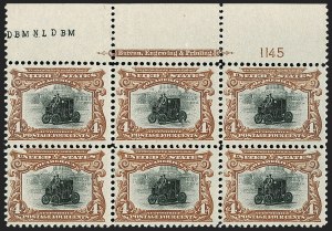 Sale 1192, Lot 374, 1901 Pan-American Issue (Scott 294-299)