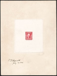 Sale 1192, Lot 39, Essays, Proofs and Specimens