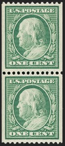 Sale 1192, Lot 417, 1908-10 Washington-Franklin Issues (Scott 331-356)