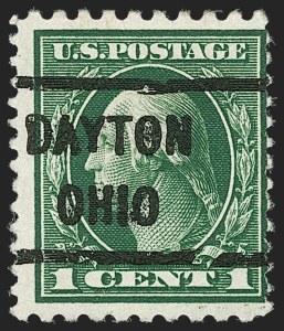 Sale 1192, Lot 487, 1912-14 Washington-Franklin Issue, incl. compound Perforations (Scott 405-423D)