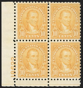 Sale 1192, Lot 620, 1922-29 Issues (Scott 551-621)