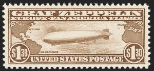 Sale 1192, Lot 671, Air Post, Graf Zeppelin Issue (Scott C13-C15)