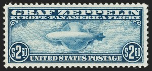 Sale Number 1192, Lot Number 680, Air Post, Graf Zeppelin Issue (Scott C13-C15) Sale Number 1192, Lot Number 680, Air Post, Graf Zeppelin Issue (Scott C13-C15)